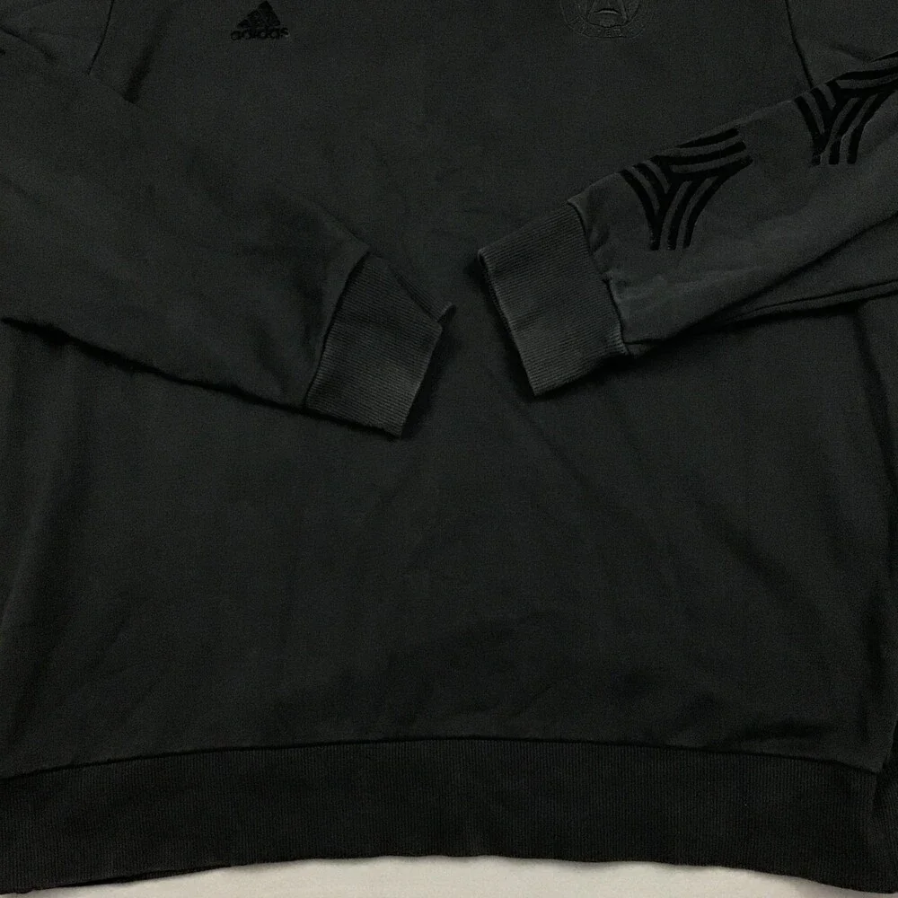 Atlanta United FC Sweatshirt Men Extra Large Black Adidas Crew MLS Pullover XL *